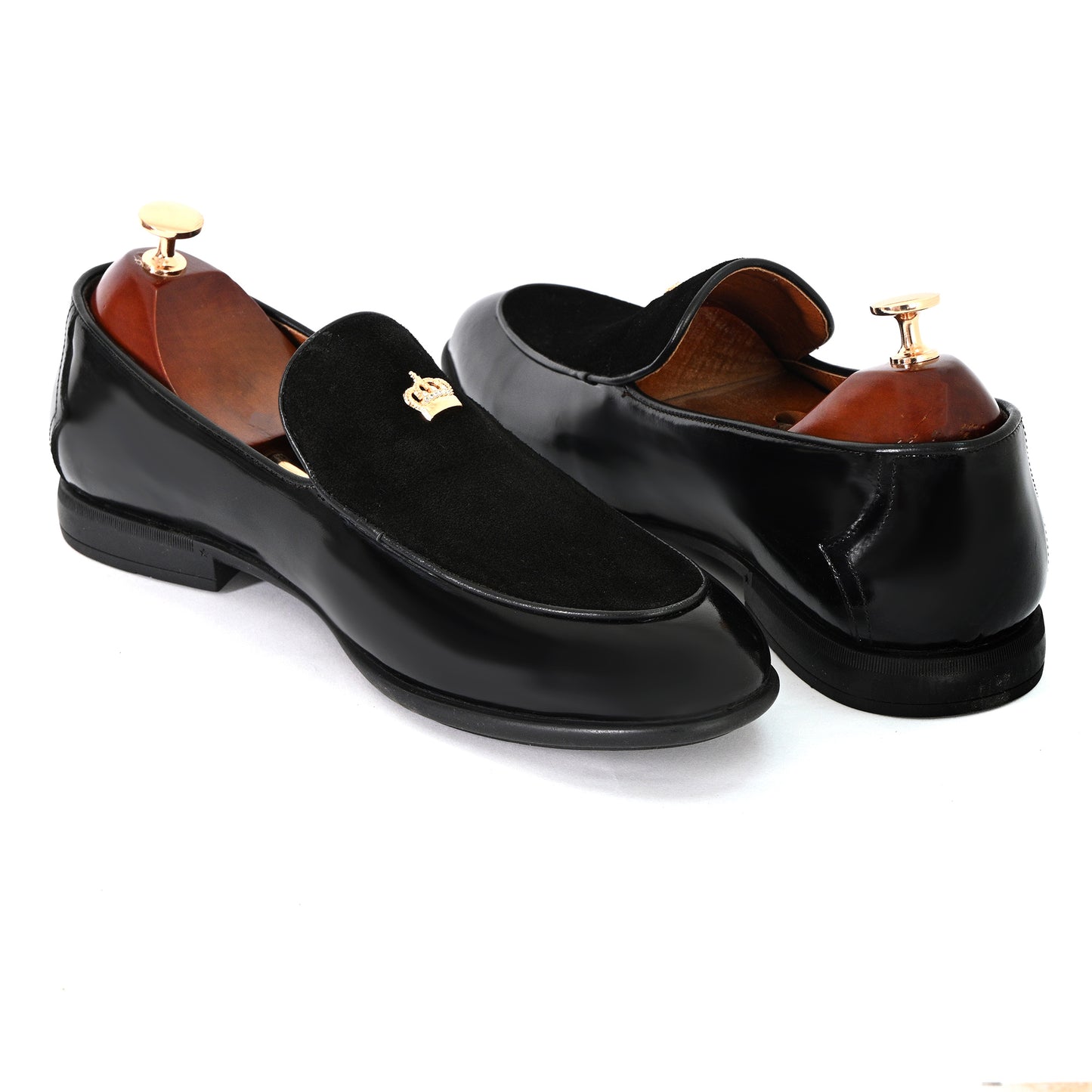 أزياء كيو إم آر - حذاء ديربي كلاسيكي لامع