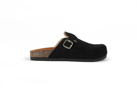 Pure Black Clogs — Women's All-Day Comfort Work Clogs | QMR Fashion Slip-On