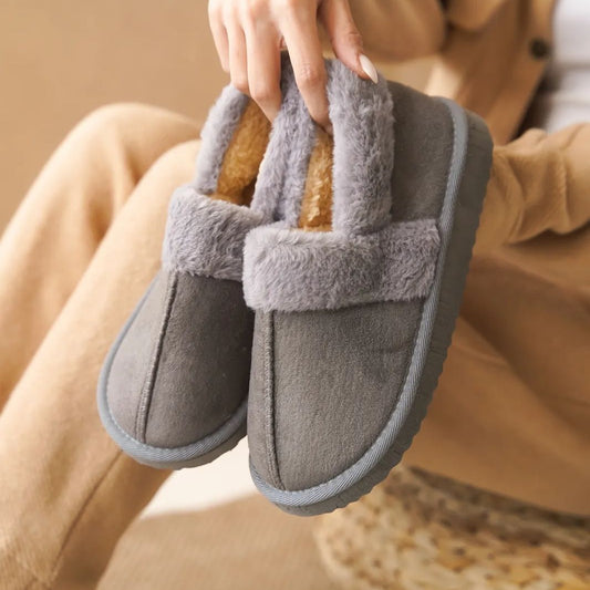 Seda Turkish Capone Women’s Furry Slippers – Cozy Flat House Shoes | QMR Fashion