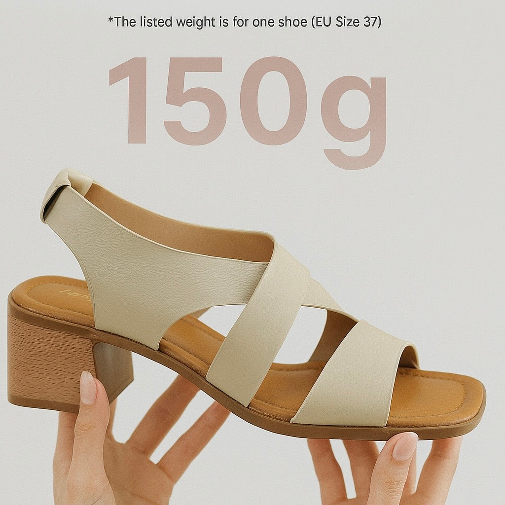 صندل VG 8 Mira المستورد - صندل نسائي خفيف الوزن بكعب عريض | أزياء QMR