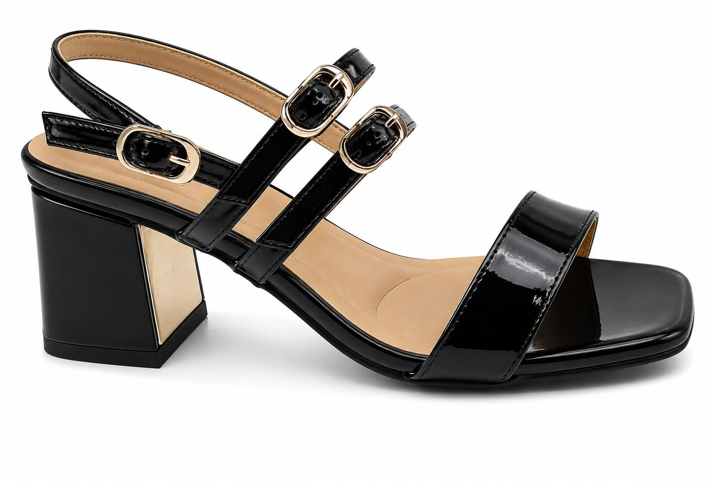 Mira Patent Leather — Women's High-Gloss Patent Flat Shoes | QMR Fashion Qmr Fashion