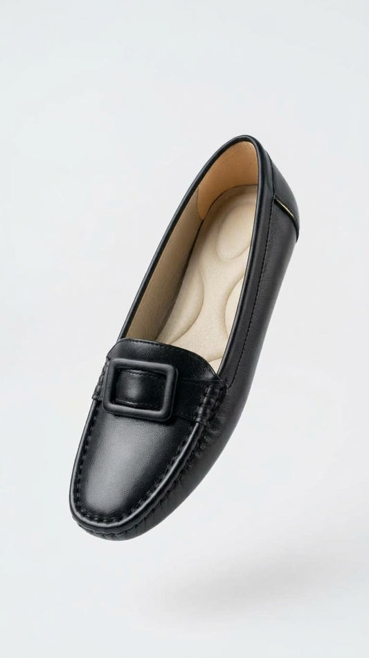 Buckle Detail Loafers Qmr Fashion