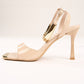 VG002 MIRA High Heel Sandals – Women’s 7cm Heels with Gold Accents | QMR Fashion