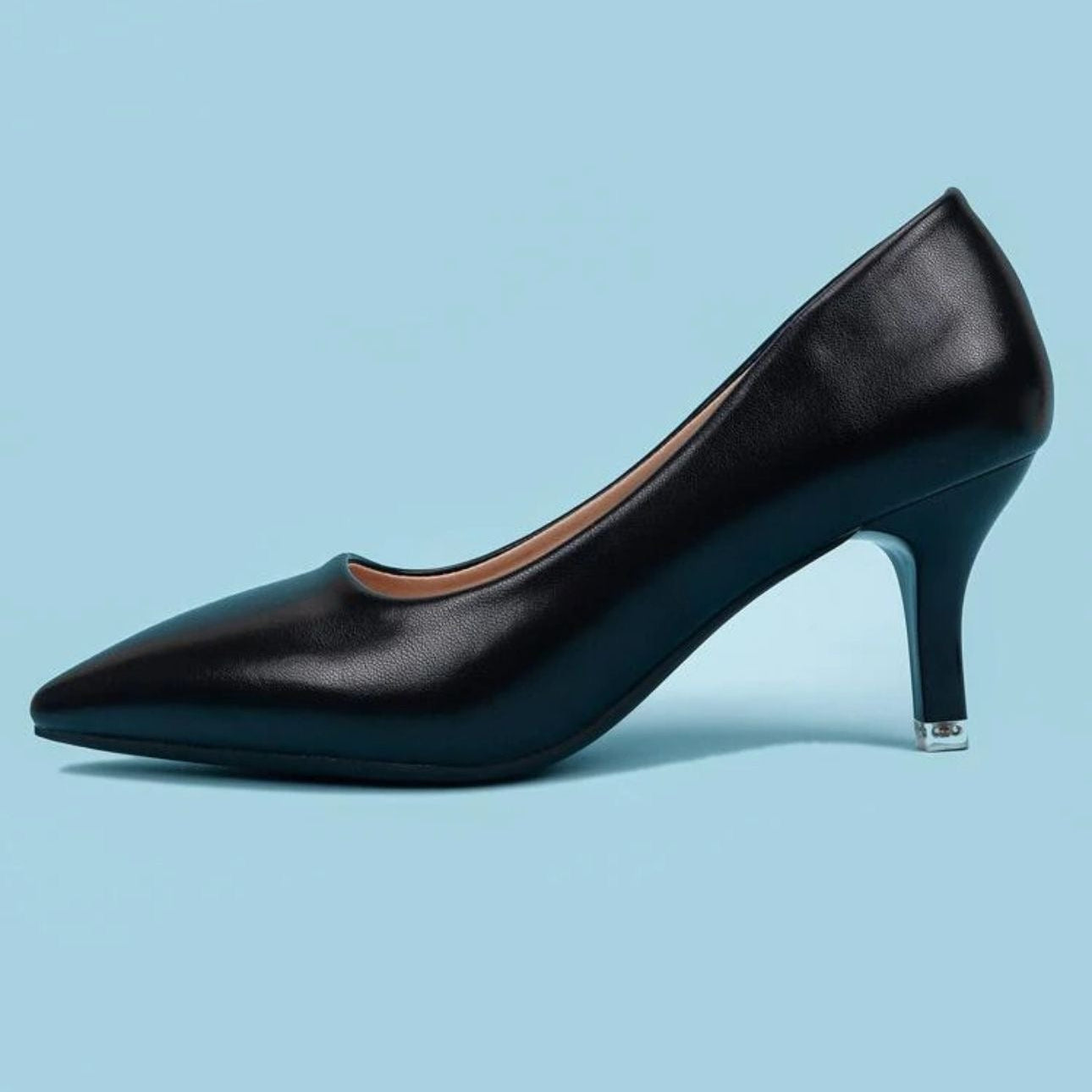 أحذية سانت كورت النسائية ذات الكعب العالي الأسود 6.5 سم | أزياء كيو إم آر