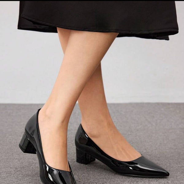 Classy - Formal shoes  Minimalist Point Toe Chunky (check size chart in media)