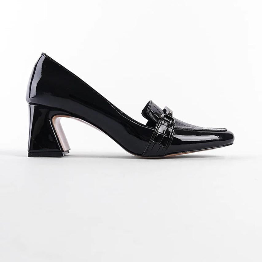 Lina Turkish Capone Block Heels – Women’s 6cm Elegant Shoes | QMR Fashion