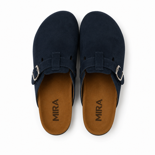 NAVYX Clogs — Women's All-Day Comfort Clogs in Navy | QMR Fashion Slip-On