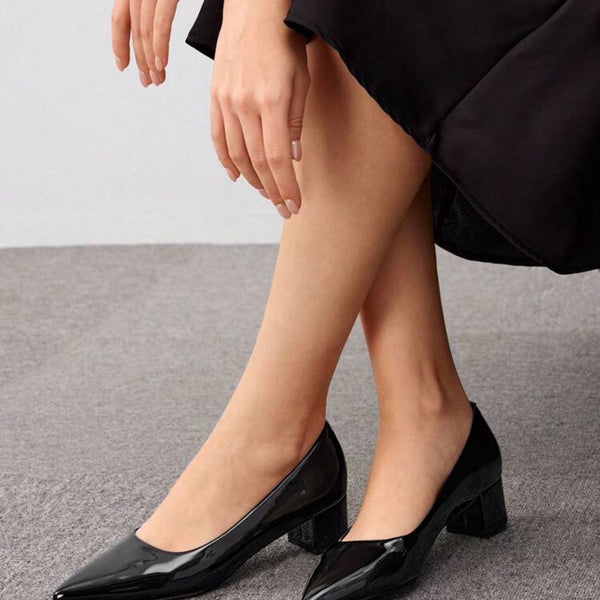 Classy - Formal shoes  Minimalist Point Toe Chunky (check size chart in media)