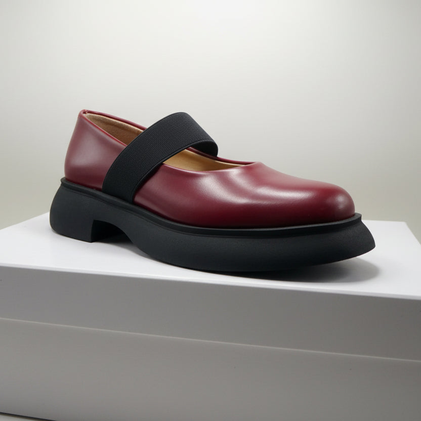 Classic Comfort Maroon Women’s Heels – Everyday Elegant Mid Heel | QMR Fashion