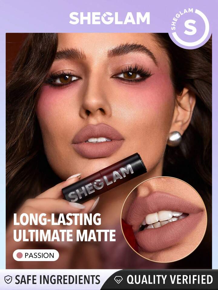 SHEGLAM Dynamatte Boom Long-Lasting Matte Lipstick