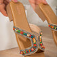 Mira Summer Flat Slippers Qmr Fashion