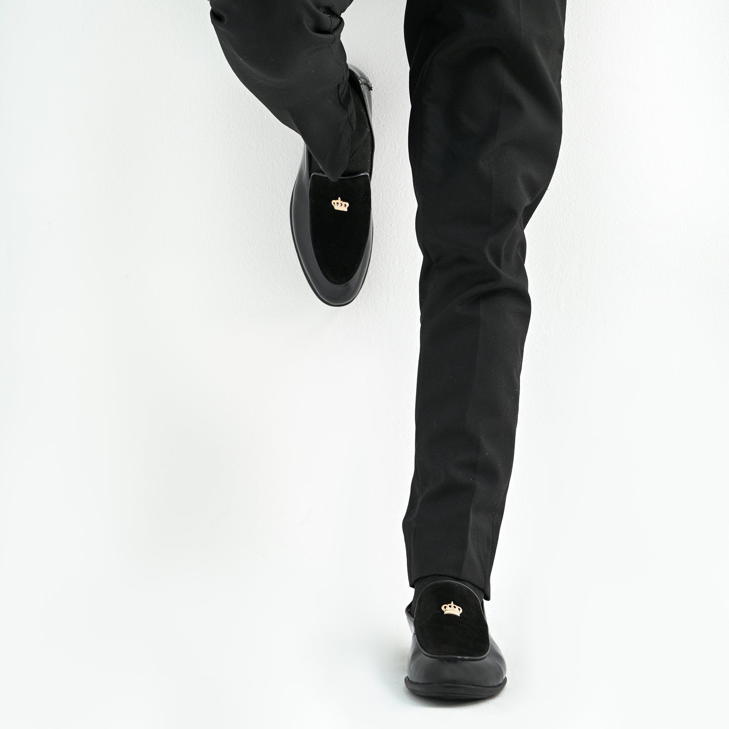 أزياء كيو إم آر - حذاء ديربي كلاسيكي لامع