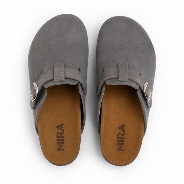 ASHCORE Clogs — Women's All-Day Comfort Clogs in Grey | QMR Fashion Slip-On