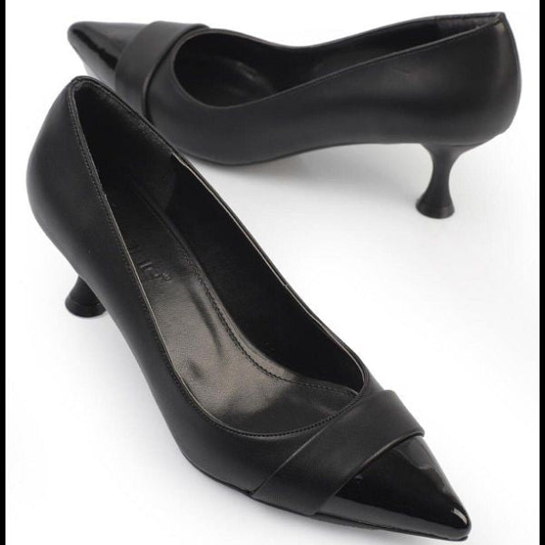 Aurora Pointed Toe Heels – Women’s Patent Leather 5.5cm Shoes | QMR Fashion