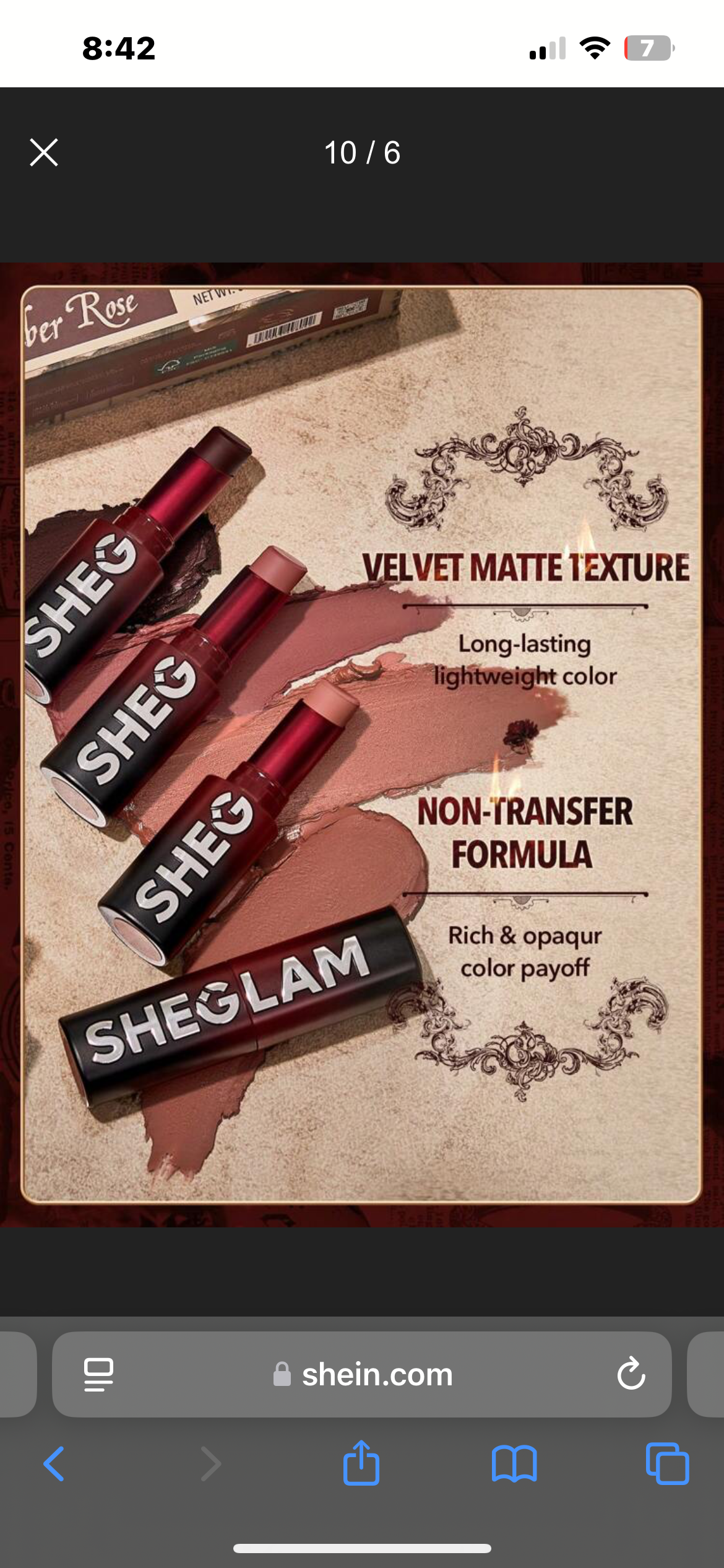 أحمر شفاه شيغلام دينامات بوم طويل الأمد غير لامع