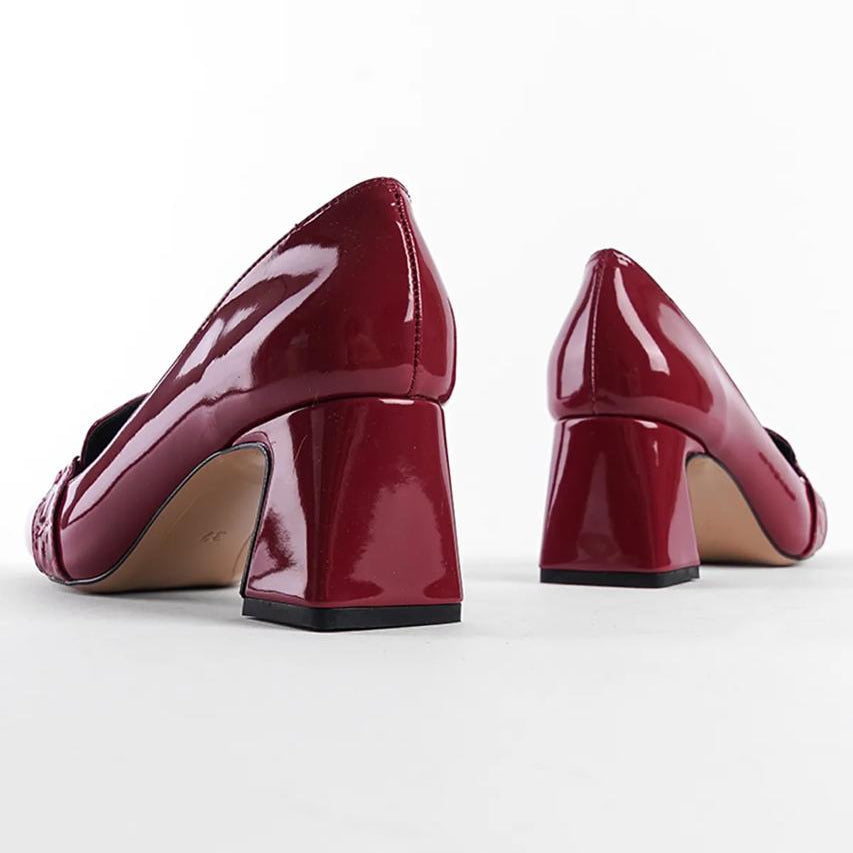 Lina Turkish Capone Block Heels – Women’s 6cm Elegant Shoes | QMR Fashion