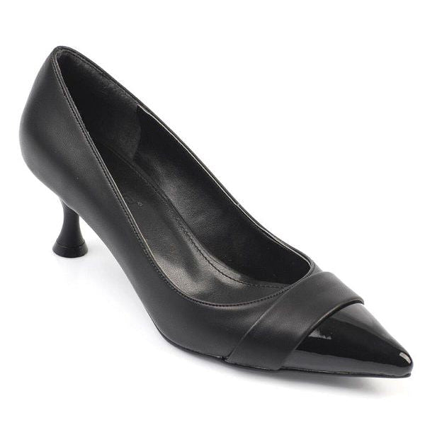 Aurora Pointed Toe Heels – Women’s Patent Leather 5.5cm Shoes | QMR Fashion
