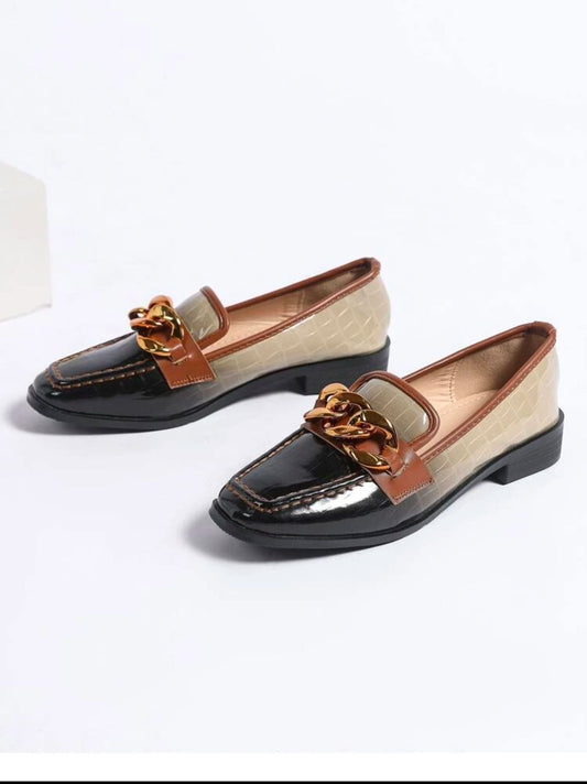 Women's Small Leather Shoes Casual British Style Oxford Shoes Plus Size 41-43