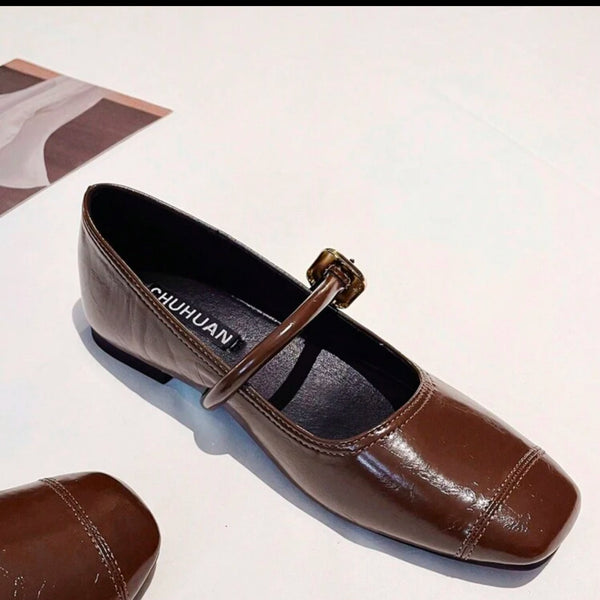 Jane - ChinaShoes For Women, French Style, Gentle Flat  (check size chart in media)
