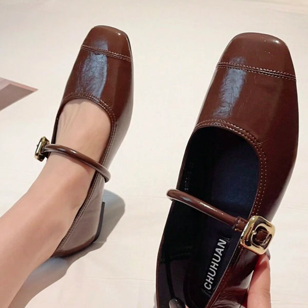 Jane - ChinaShoes For Women, French Style, Gentle Flat  (check size chart in media)