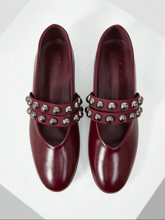 Bella Glide black and burgundy