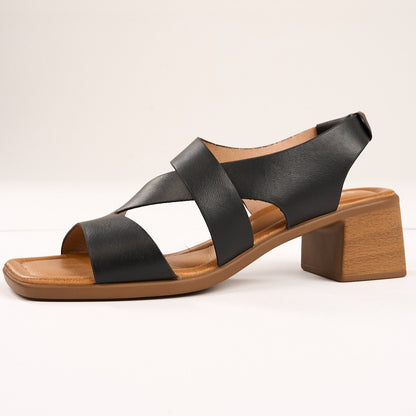 صندل VG 8 Mira المستورد - صندل نسائي خفيف الوزن بكعب عريض | أزياء QMR