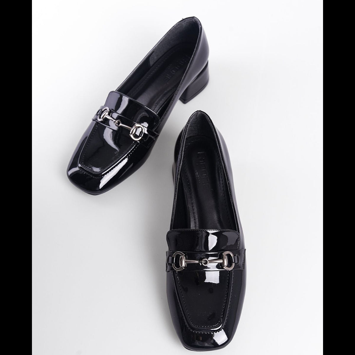 أحذية بيرلا التركية بكعب منخفض - كعب عريض 3 سم للنساء | أزياء كيو إم آر