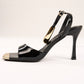 VG002 MIRA High Heel Sandals – Women’s 7cm Heels with Gold Accents | QMR Fashion