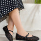 MIRA  Flowers Zara Style flat ballerinas Slip-On