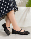MIRA  Flowers Zara Style flat ballerinas Slip-On