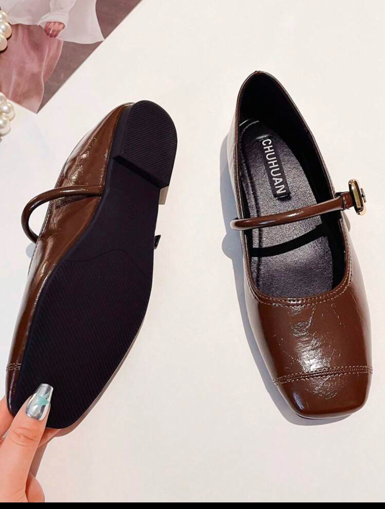 Jane - ChinaShoes For Women, French Style, Gentle Flat  (check size chart in media)
