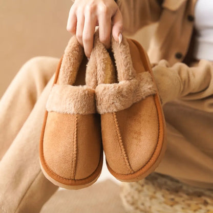 شباشب سيدا التركية النسائية الفروية - أحذية منزلية مسطحة مريحة | أزياء كيو إم آر