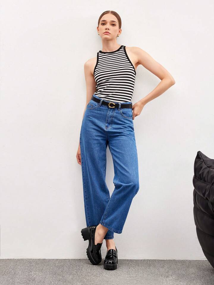 Lady Luxe Platform Heels – Women’s Black Mid Heel Shoes | QMR Fashion