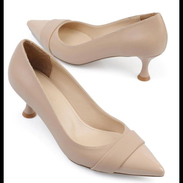 Aurora Pointed Toe Heels – Women’s Patent Leather 5.5cm Shoes | QMR Fashion