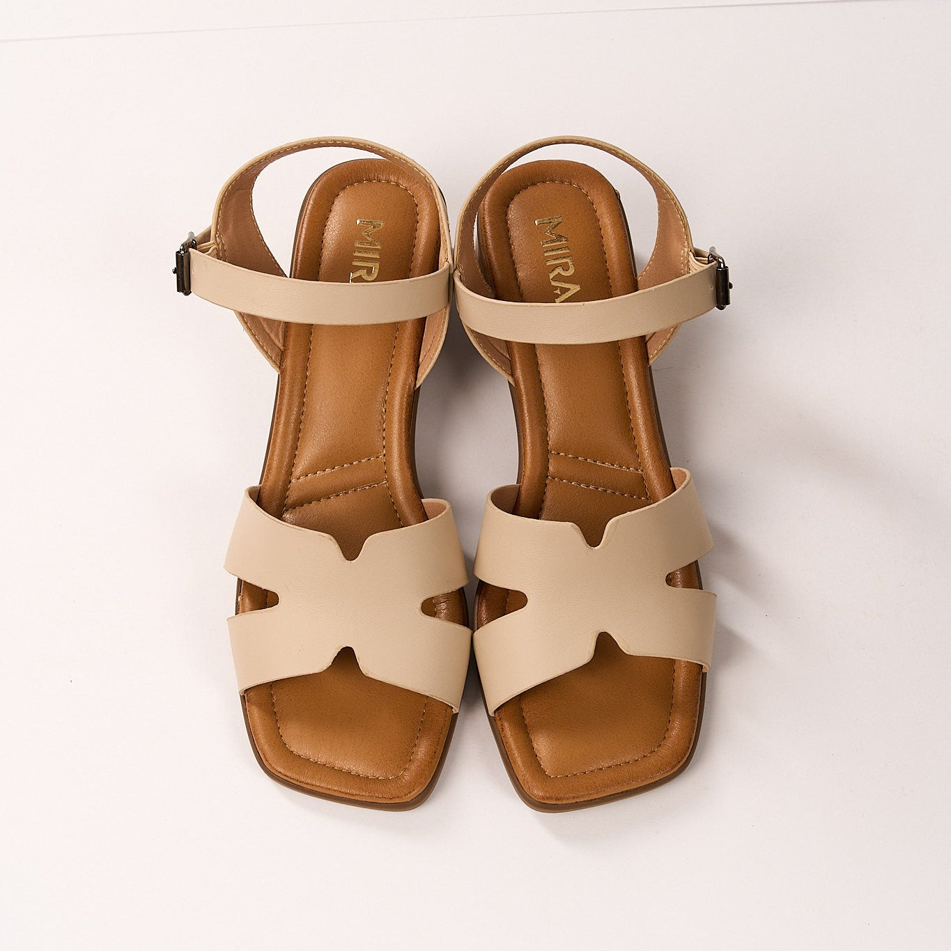 صندل VG 5 Mira المستورد - صندل نسائي خفيف الوزن بكعب عريض | أزياء QMR