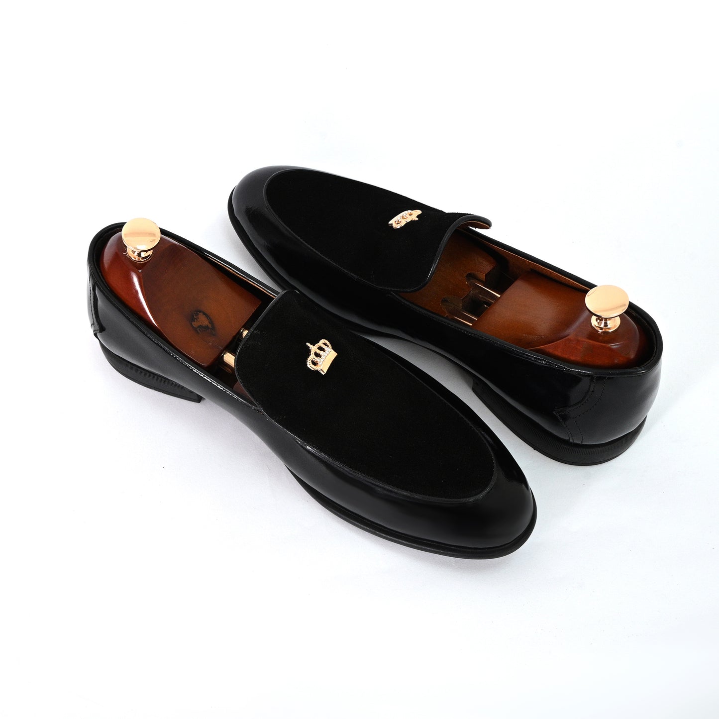 أزياء كيو إم آر - حذاء ديربي كلاسيكي لامع