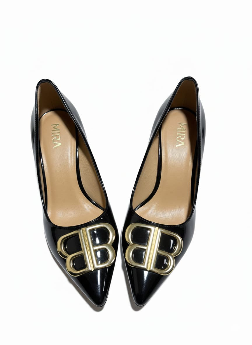 Mira Luna Stiletto Heels – Women’s Nude Pointed Toe 6cm Shoes | QMR Fashion