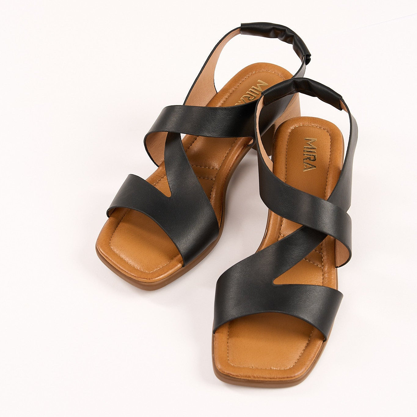 صندل VG 8 Mira المستورد - صندل نسائي خفيف الوزن بكعب عريض | أزياء QMR