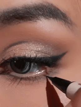 قلم تحديد العيون متعدد الاستخدامات من شيغلام - أسود (مقاوم للماء 2 في 1)