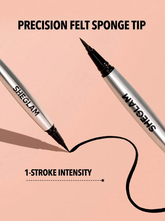 SHEGLAM Uninterrupted Waterproof Liquid Eyeliner Waterproof Highly Pigmented Black