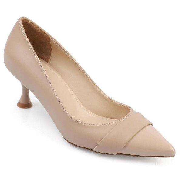 Aurora Pointed Toe Heels – Women’s Patent Leather 5.5cm Shoes | QMR Fashion