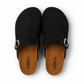 Pure Black Clogs — Women's All-Day Comfort Work Clogs | QMR Fashion Slip-On