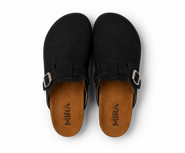 Pure Black Clogs — Women's All-Day Comfort Work Clogs | QMR Fashion Slip-On