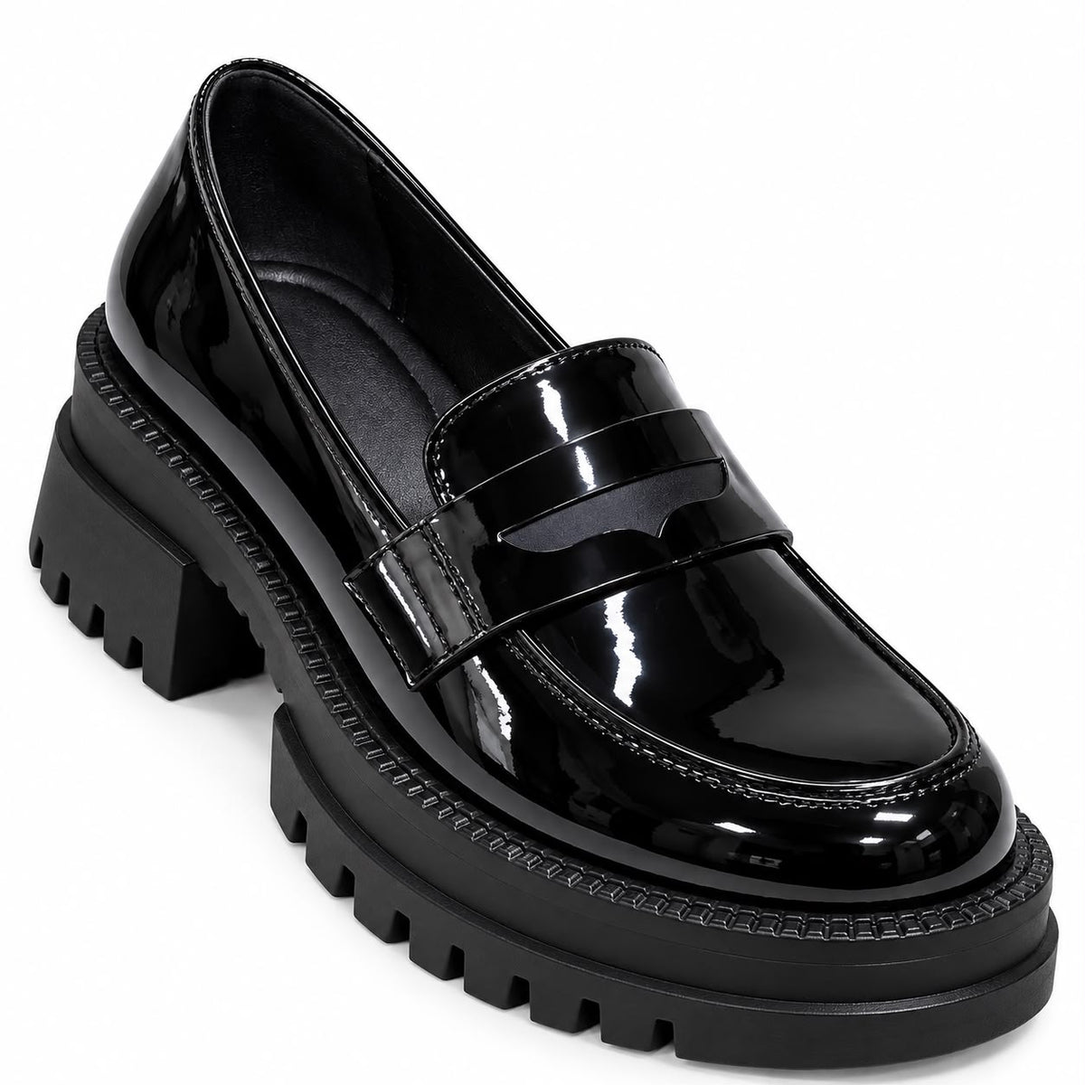 Chunky Platform  Loafer Qmr Fashion