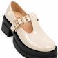 Cream Patent Leather Qmr Fashion