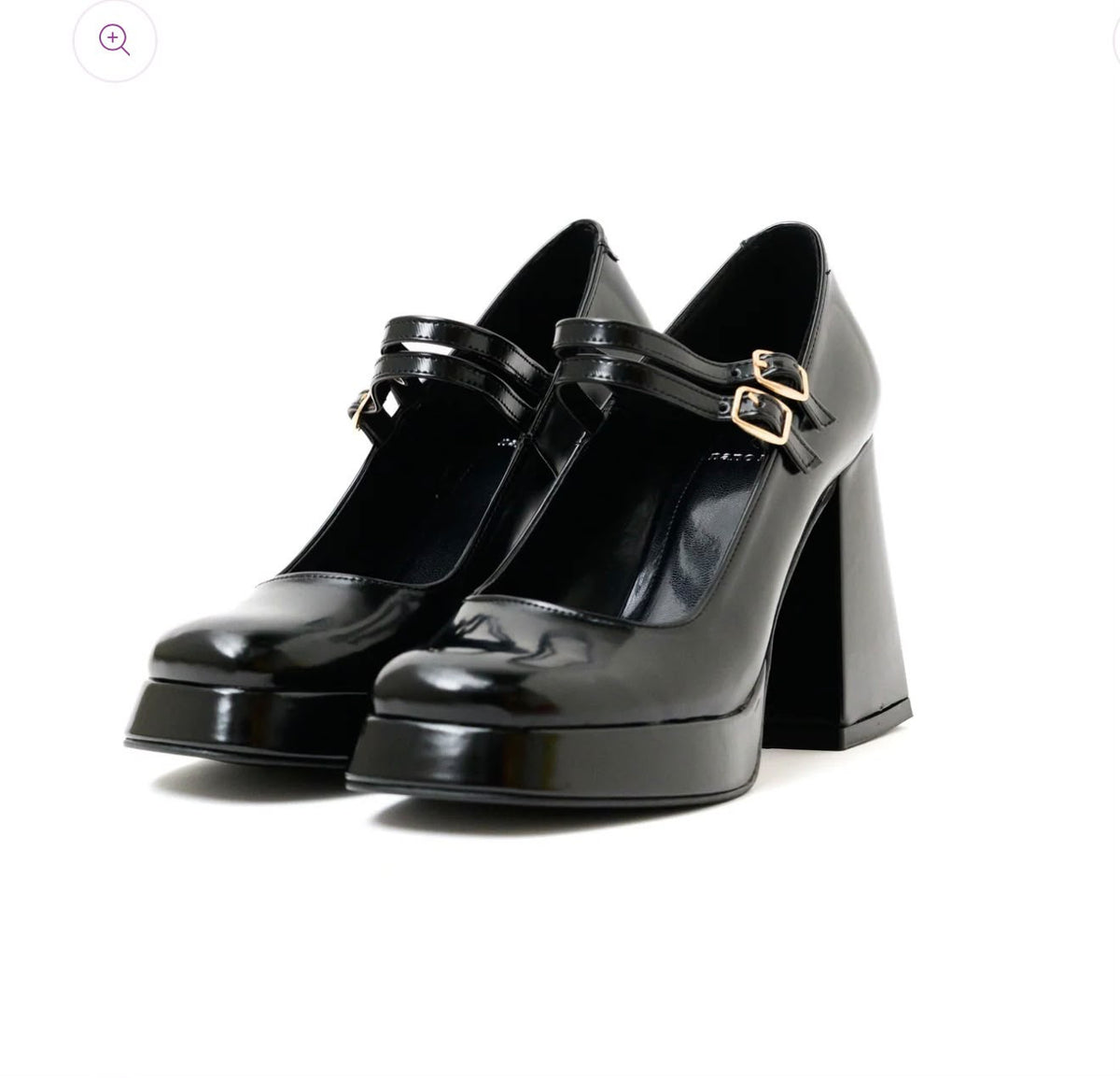 Double -Strap Mary Jane Platform Heels