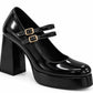 Double -Strap Mary Jane Platform Heels