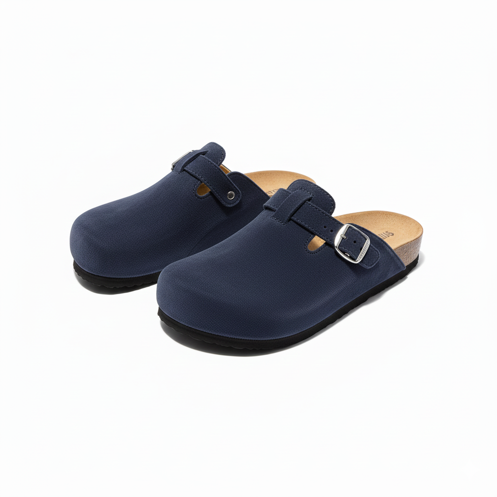 Women’s Comfy NAVYX (Navy) Clogs – All-Day Support & Premium Sole | QMR Fashion