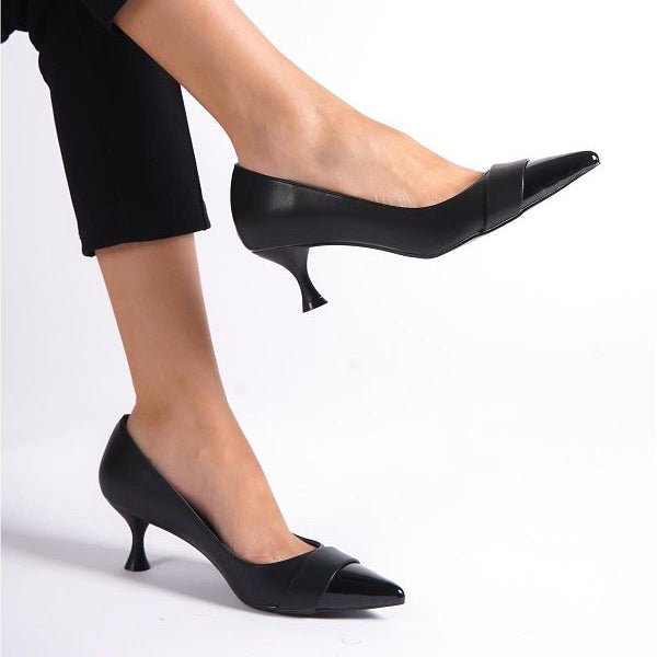 Aurora Pointed Toe Heels – Women’s Patent Leather 5.5cm Shoes | QMR Fashion - Qmr Fashion