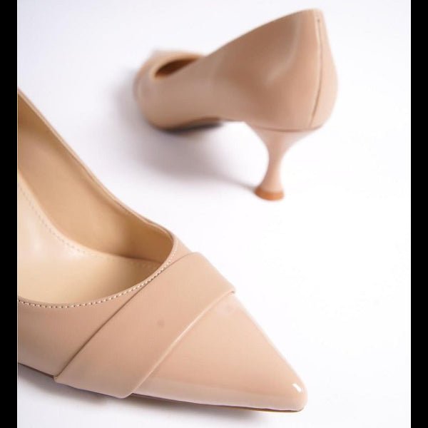 Aurora Pointed Toe Heels – Women’s Patent Leather 5.5cm Shoes | QMR Fashion - Qmr Fashion